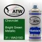 Preview: Chevrolet, Bright Green Metallic, 31 / WA319D: 400ml Sprühdose, von ATW Autoteile West.